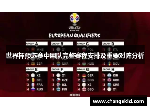 世界杯预选赛中国队完整赛程安排及重要对阵分析