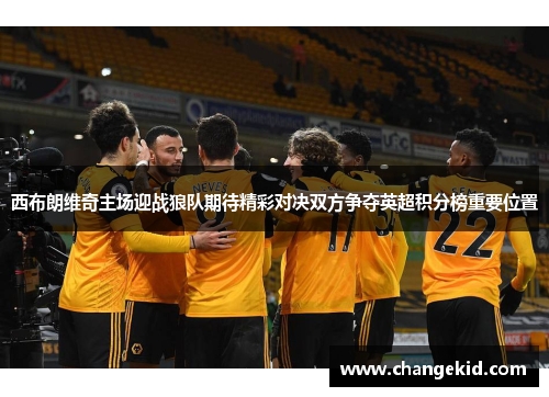 西布朗维奇主场迎战狼队期待精彩对决双方争夺英超积分榜重要位置